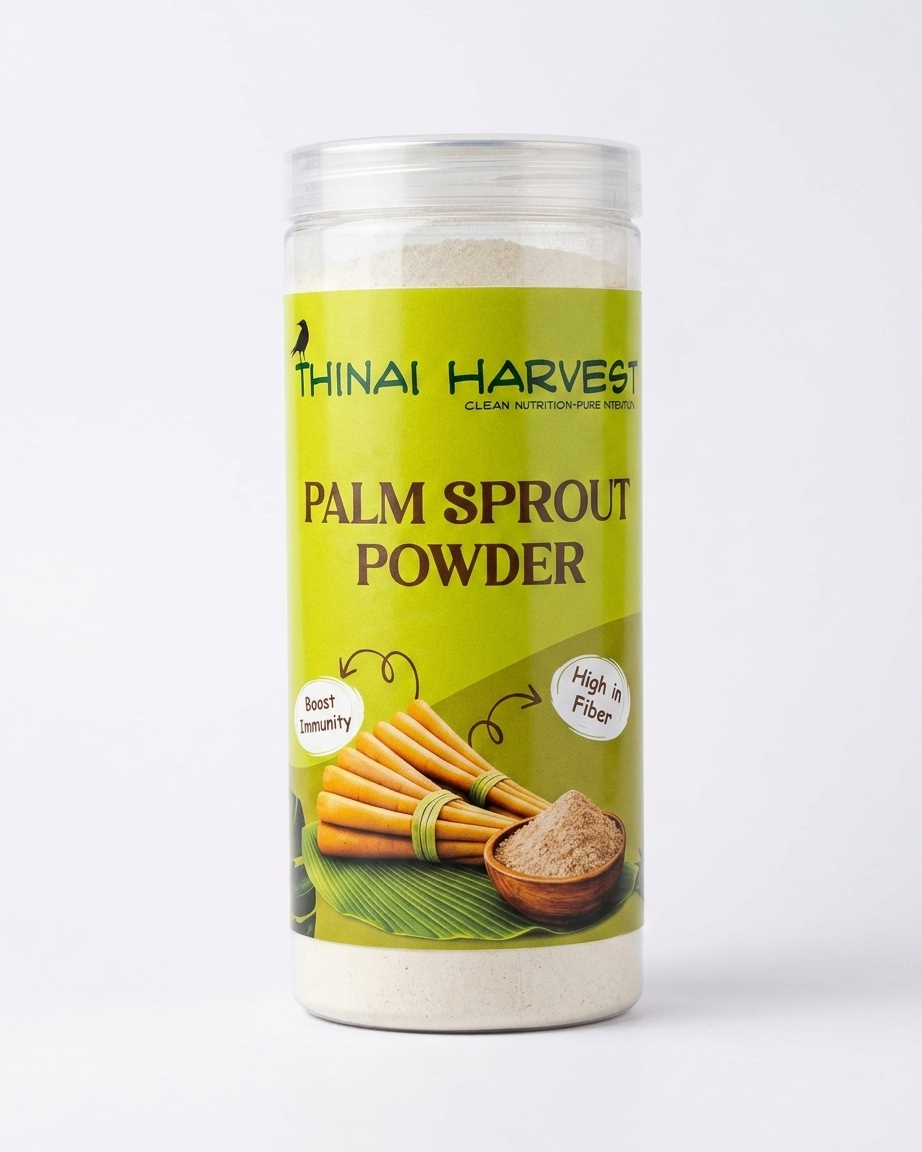 Palm sprout powder