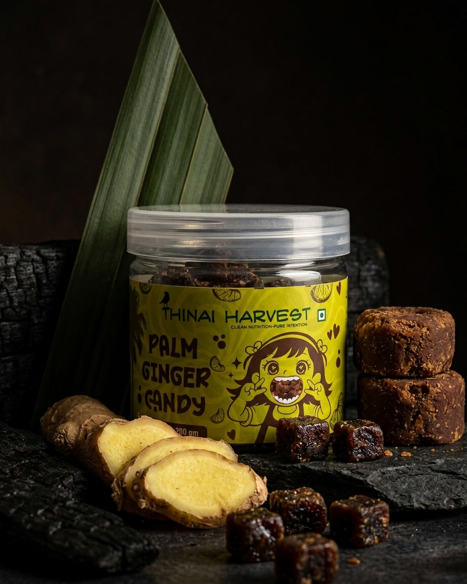 Palm ginger candy