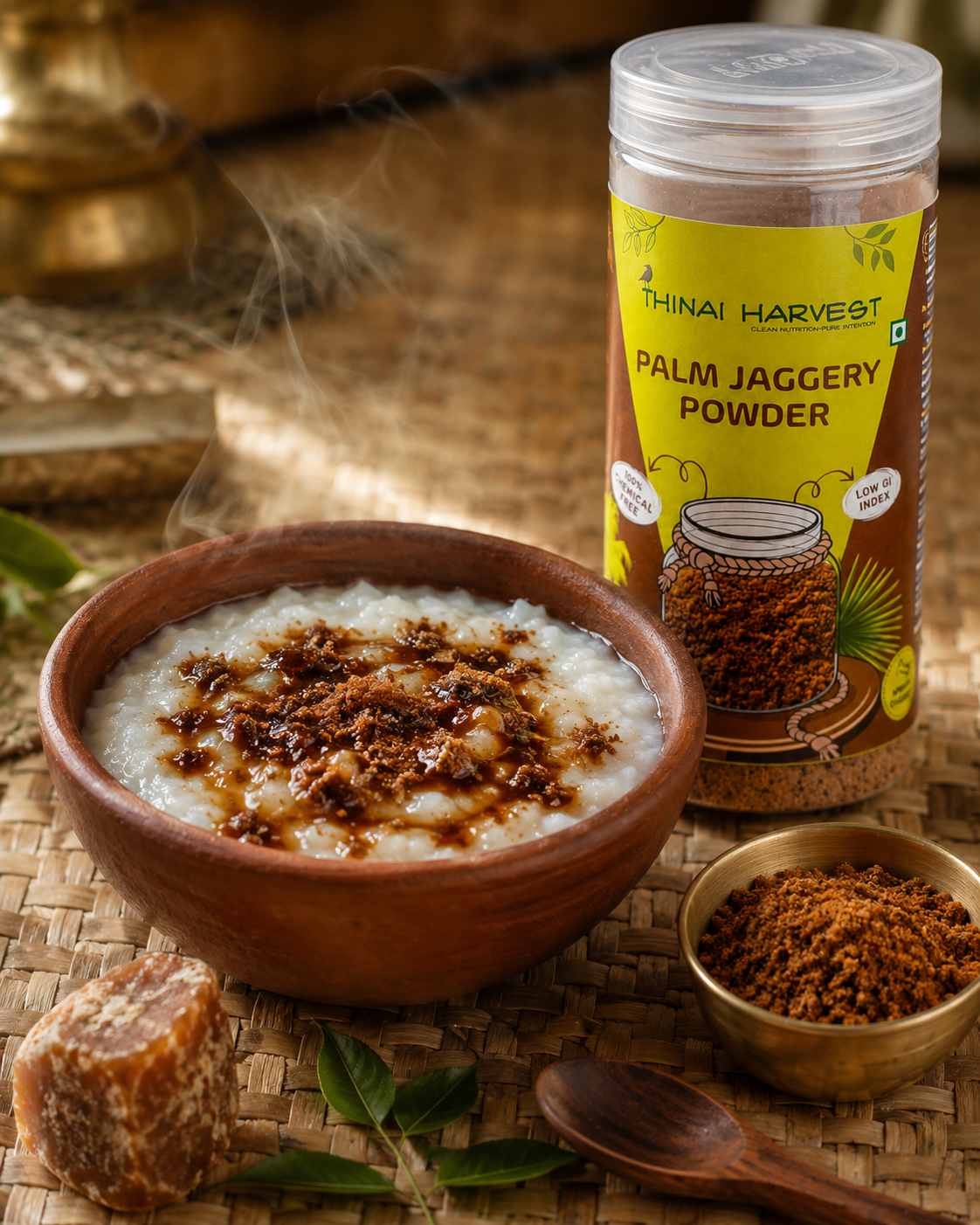 Palm jaggery powder
